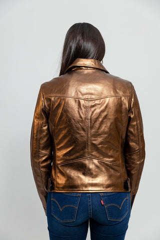 Hazel Womens Lambskin Leather Jacket