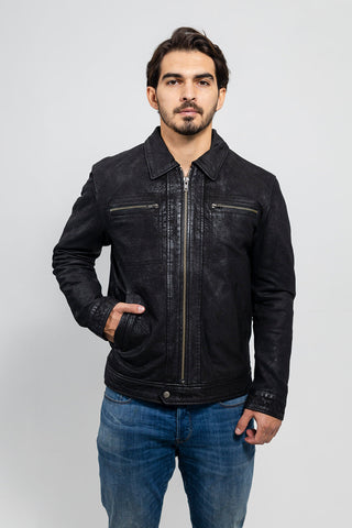 Austin Mens Leather Jacket