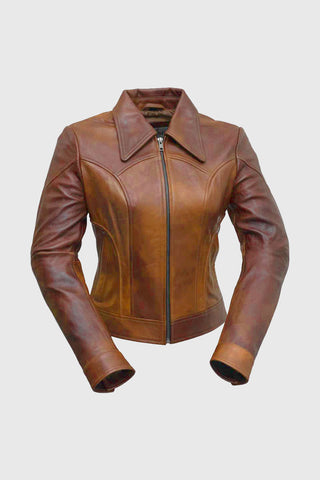 Charlotte womens Fashion Leather Jacket