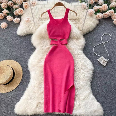 Women's Sling Hip Knitwear Dress