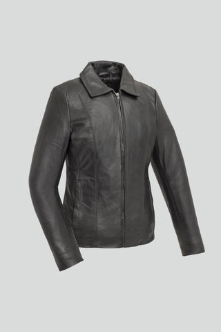 Imelda - A ladies lambskin leather jacket