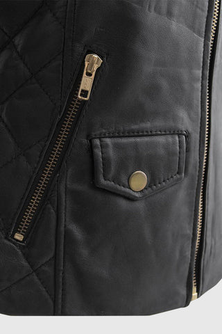 Alessandra Women's Fashion Leather Jacket