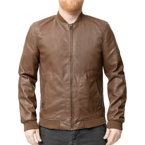 Myles Men's Vegan Faux Leather Jacket