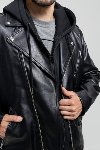 Ralph Men's Vegan Faux Leather Jacket