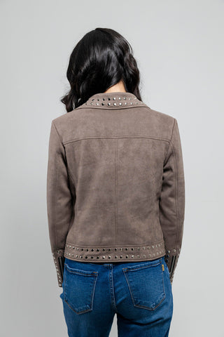 Sandy Women's Vegan Faux Leather Jacket
