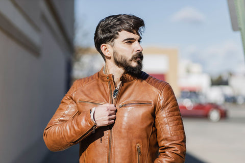 Zack Men's Fashion Leather Jacket