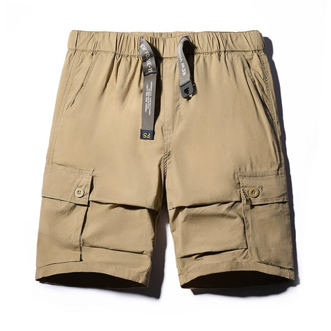 Casual Shorts: Men's fashion, versatile, washable thin Multi Pocket overalls, loose sports pants