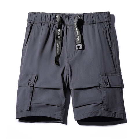 Casual Shorts: Men's fashion, versatile, washable thin Multi Pocket overalls, loose sports pants